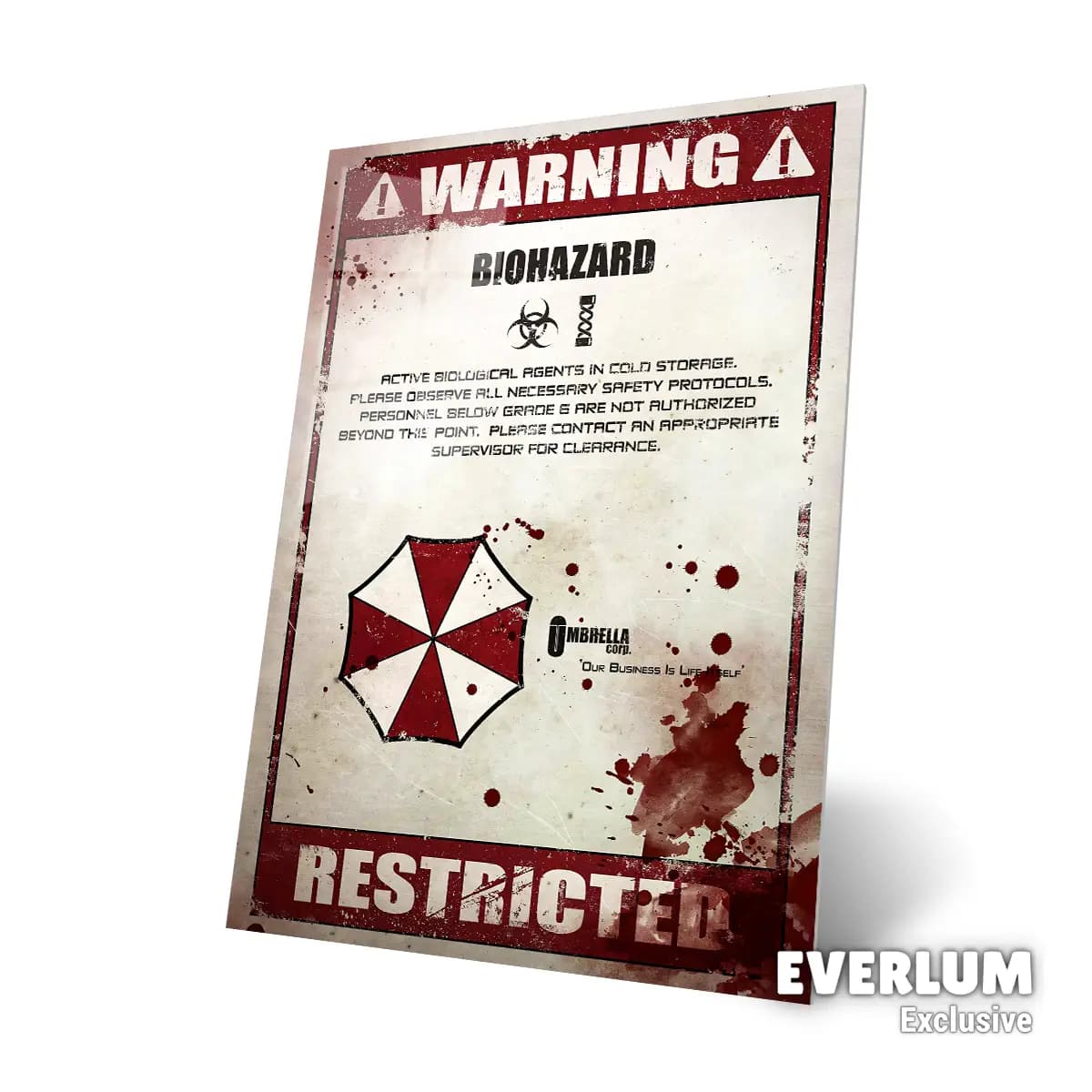 متال پوستر بازی Resident Evil کد N702 — تصویر ۳