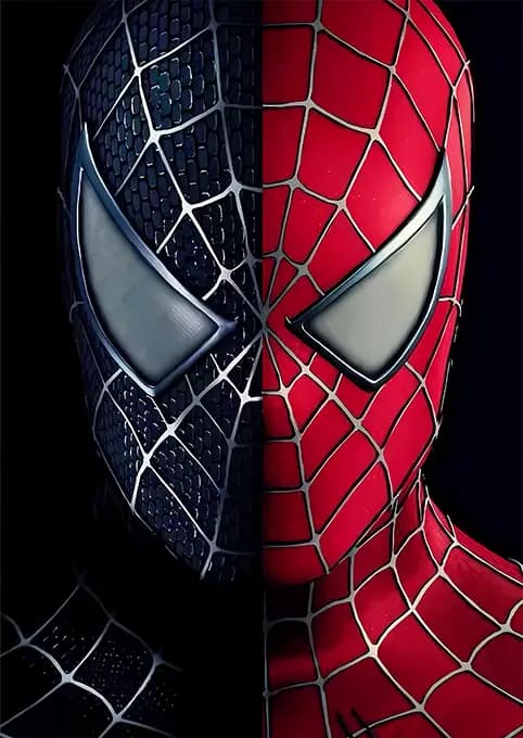 متال پوستر شخصیت Spiderman کد N702