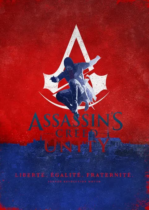 متال پوستر بازی Assassin’s Creed کد N704
