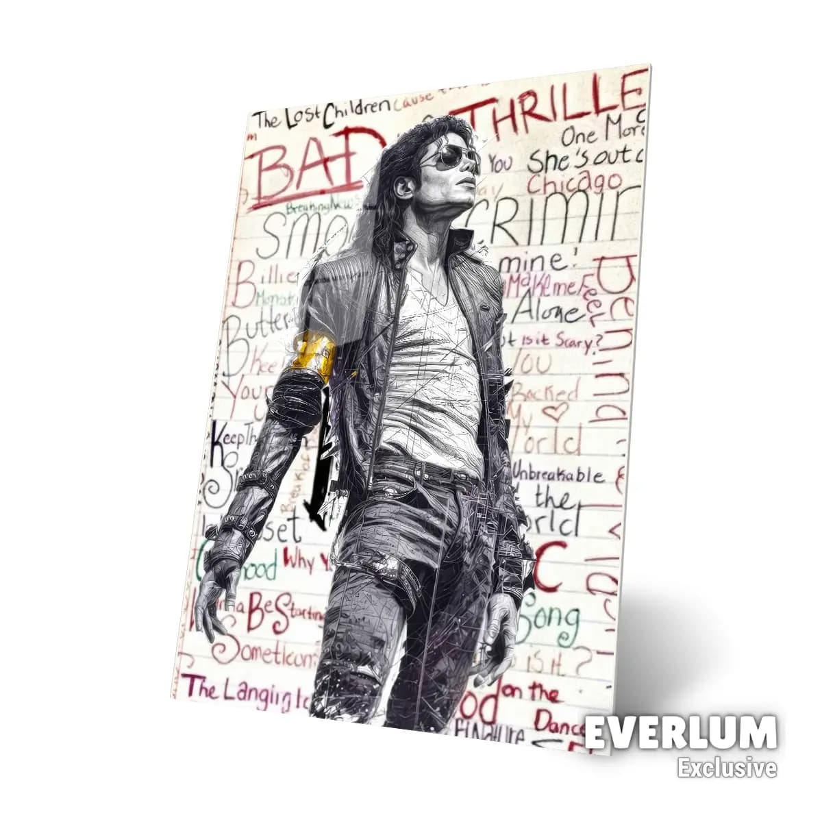 متال پوستر Michael Jackson کد N702 — تصویر ۳