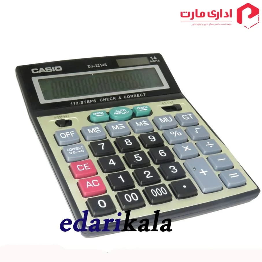 ماشین حساب مدل DJ-2214S کاسیو — تصویر ۳