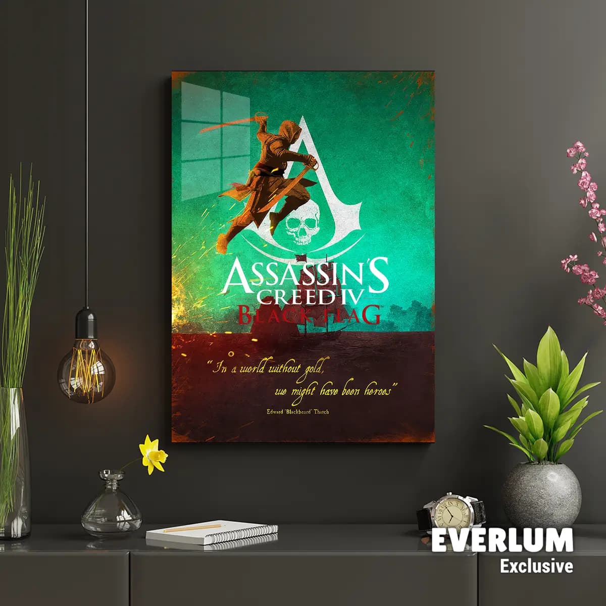 متال پوستر بازی Assassin’s Creed کد N703 — تصویر ۲