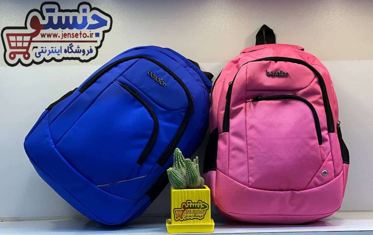 کوله پشتی اسپرت دخترانه و پسرانه BENELTON (کیف مدرسه) کد 1402281 — تصویر ۳