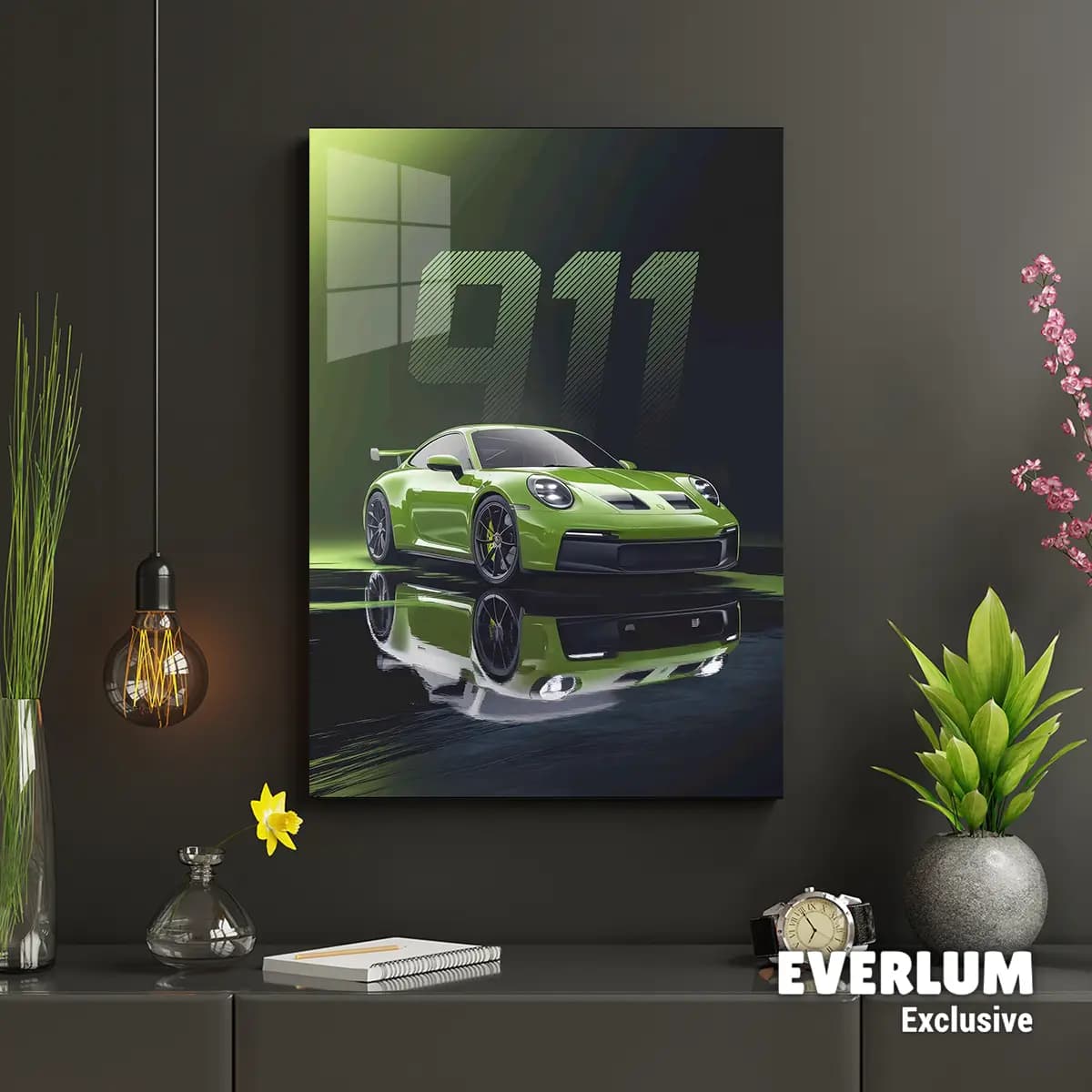متال پوستر ماشین Porsche 911 کد N701 — تصویر ۲