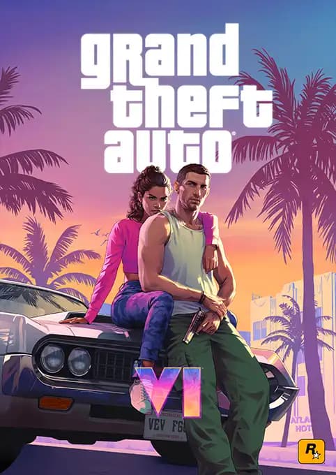 متال پوستر بازی GTA VI کد N206