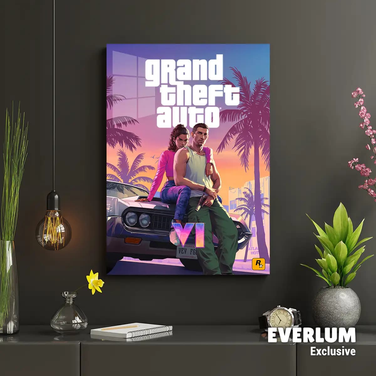 متال پوستر بازی GTA VI کد N206 — تصویر ۲