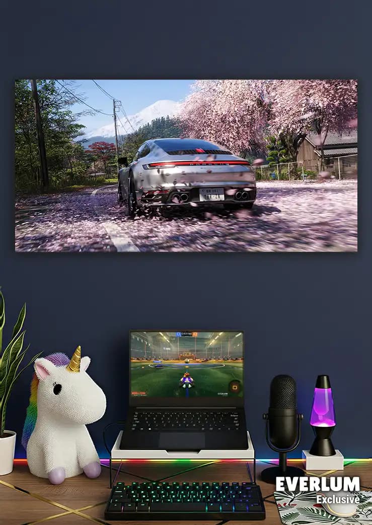 متال پوستر ماشین پورشه بازی Forza Horizon کد N220