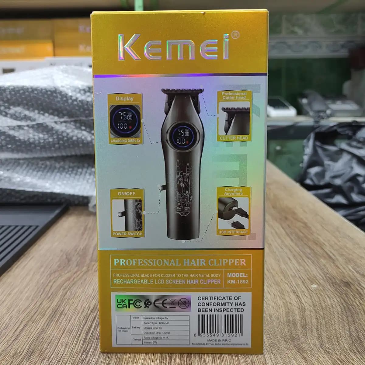ماشین اصلاح کیمی مدل KM-1592 — تصویر ۴