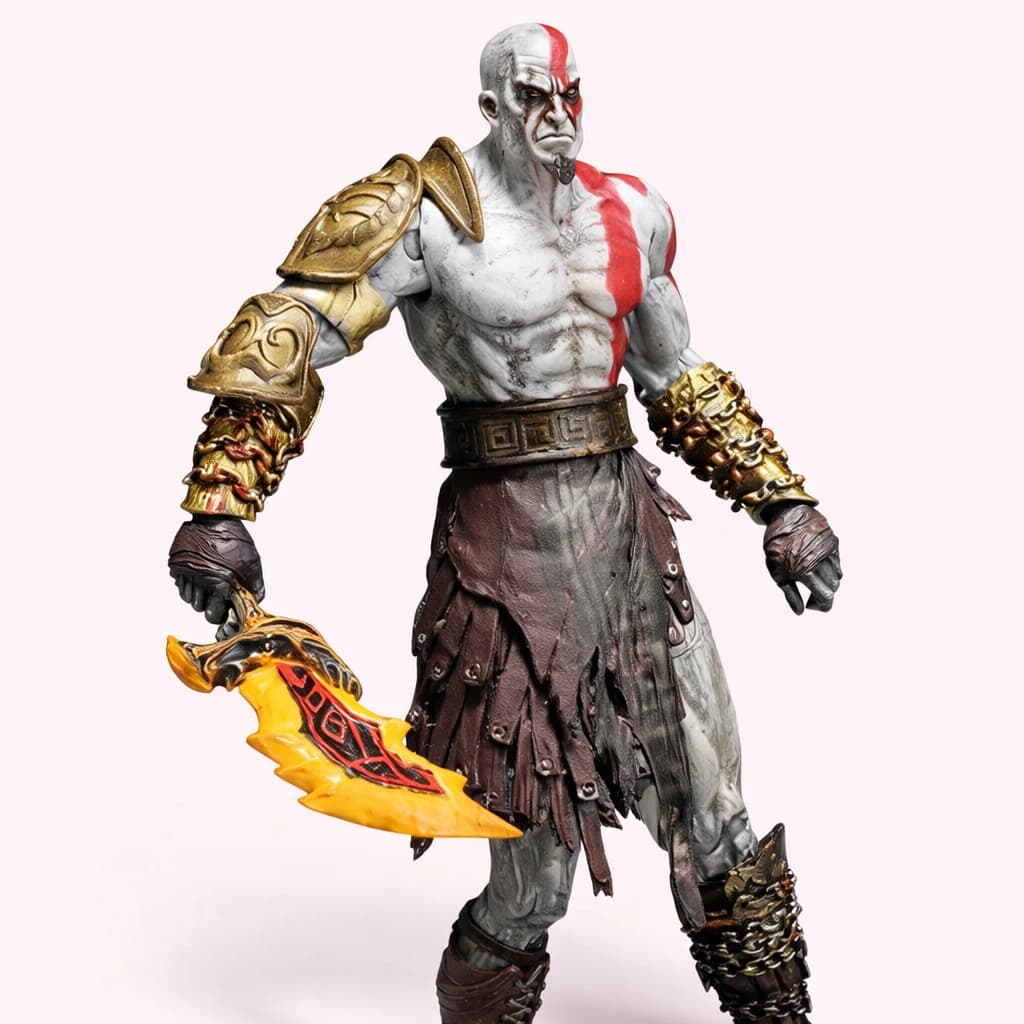 فیگور نکا سری God of War مدل Kratos Medusa Head — تصویر ۲