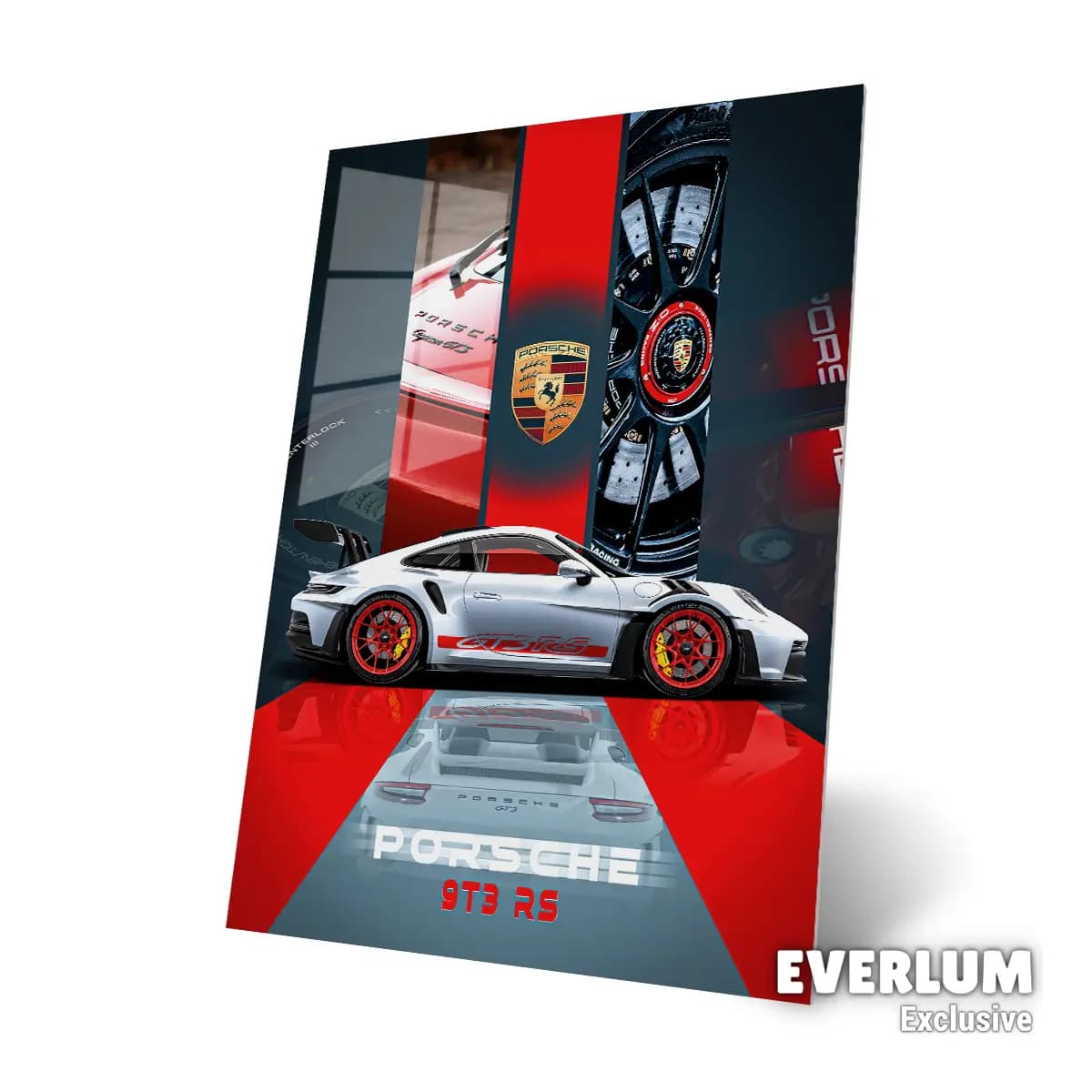 متال پوستر ماشین Porsche GT3RS کد N606 — تصویر ۳