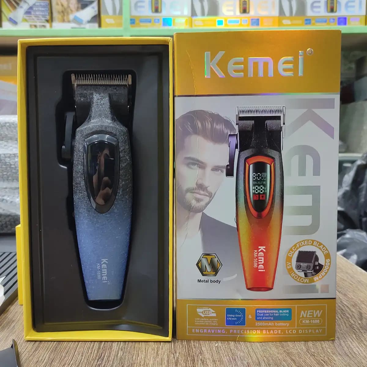 ماشین اصلاح کیمی مدل KM-1686 — تصویر ۲