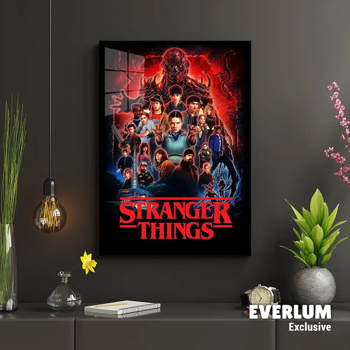 متال پوستر سریال Stranger Things کد N209 — تصویر ۲