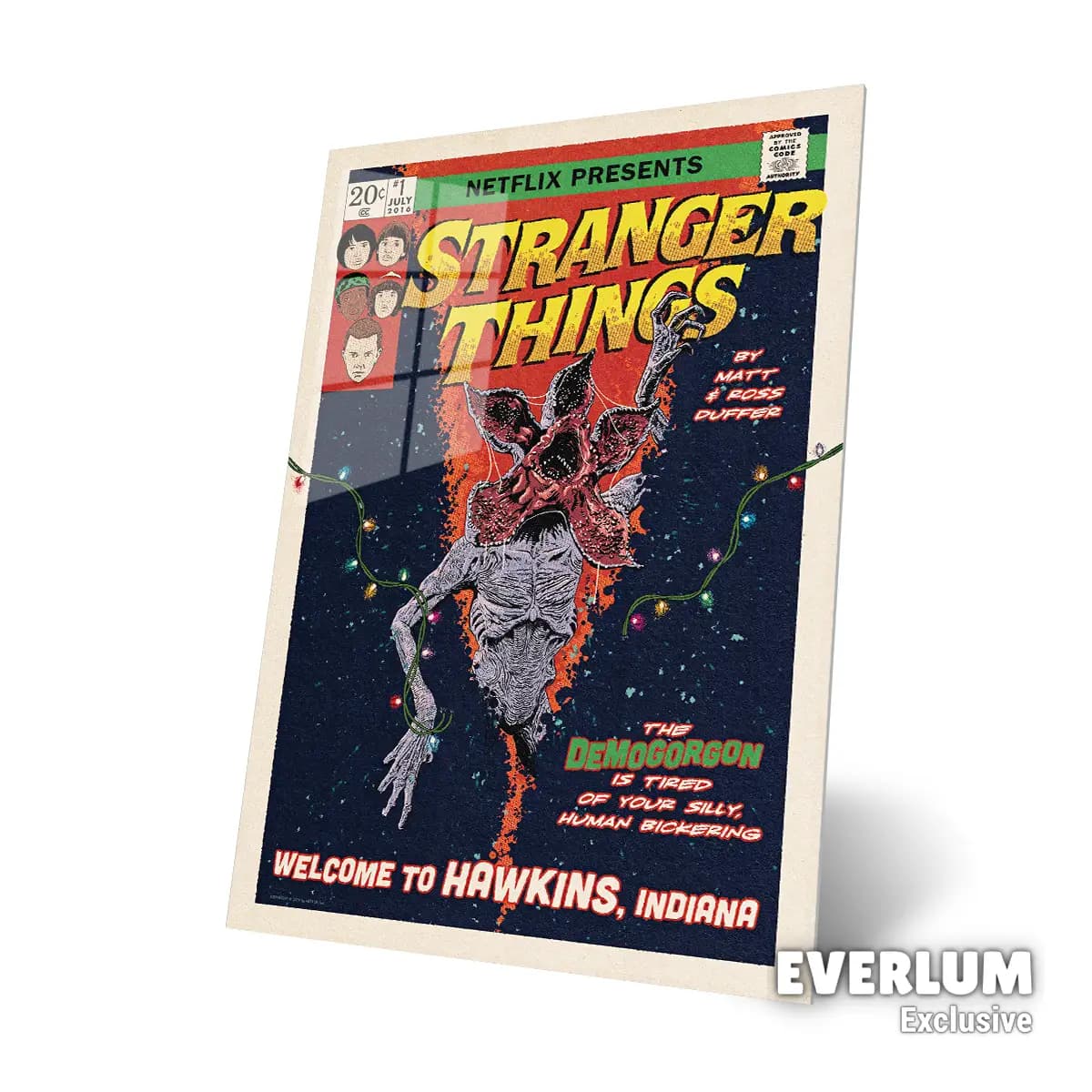 متال پوستر سریال Stranger Things کد N208 — تصویر ۳