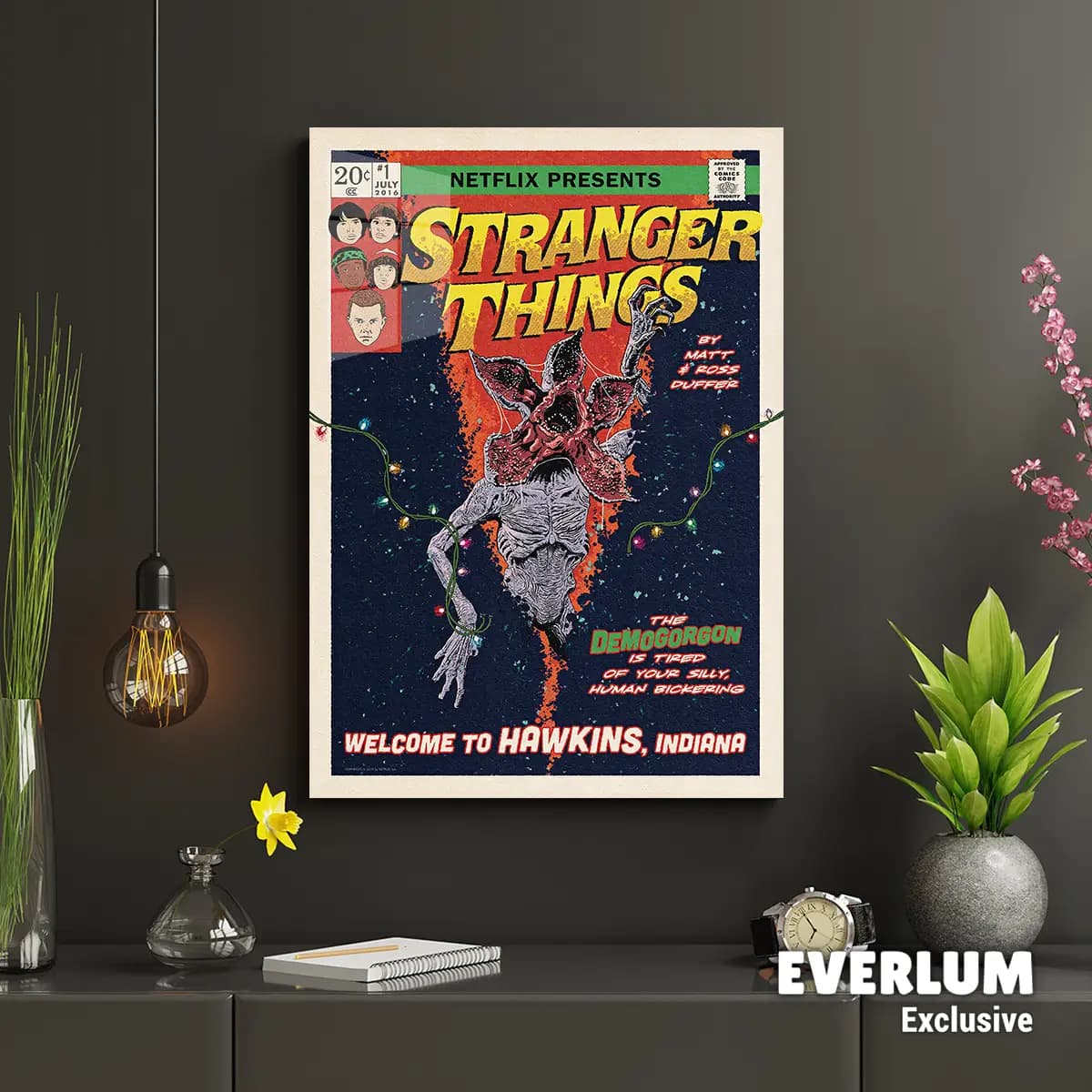 متال پوستر سریال Stranger Things کد N208 — تصویر ۲