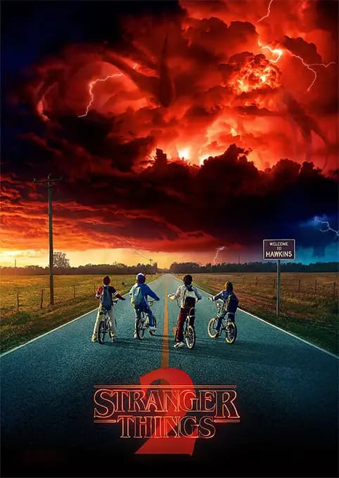 متال پوستر سریال Stranger Things کد N207