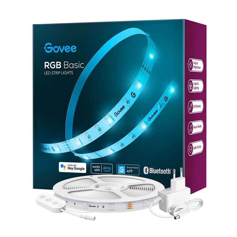 ریسه هوشمند گووی مدل LED Strip 5M Alexa Smart RGB WiFi H615A