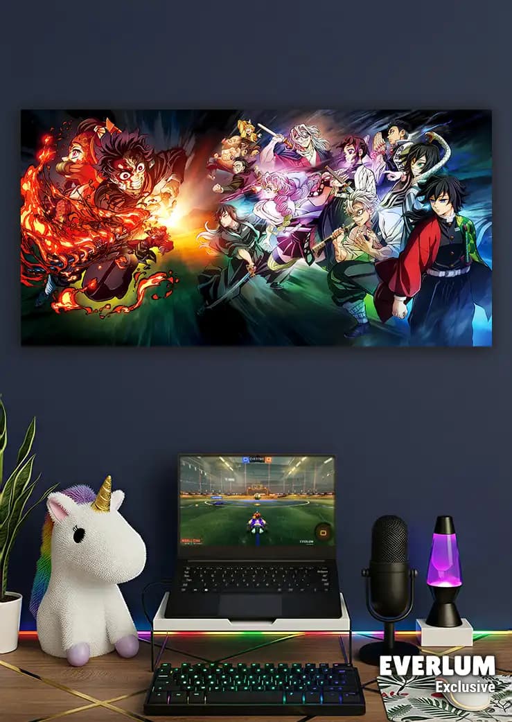 متال پوستر انیمه Demon Slayer کد N217