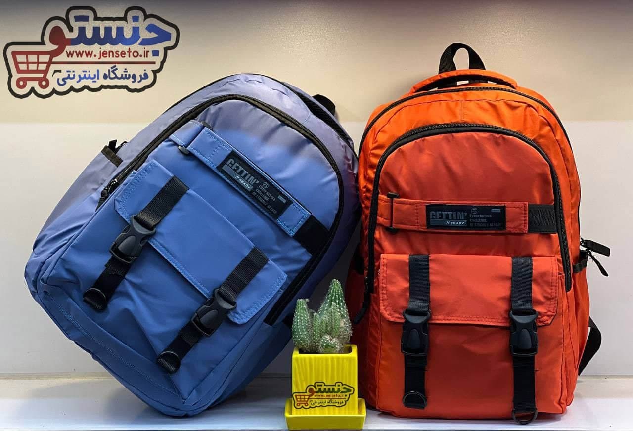 کوله پشتی اسپرت شمعی دو قفله gettin (کیف مدرسه) کد 1402147