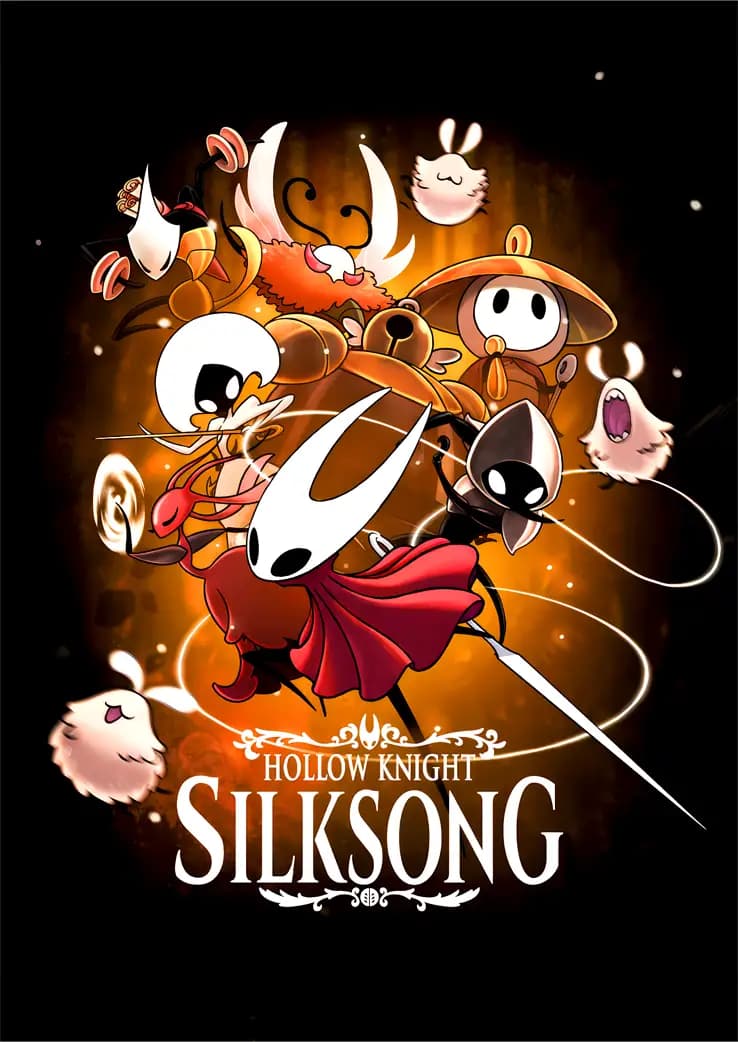 متال پوستر بازی Hollow Knight کد N603
