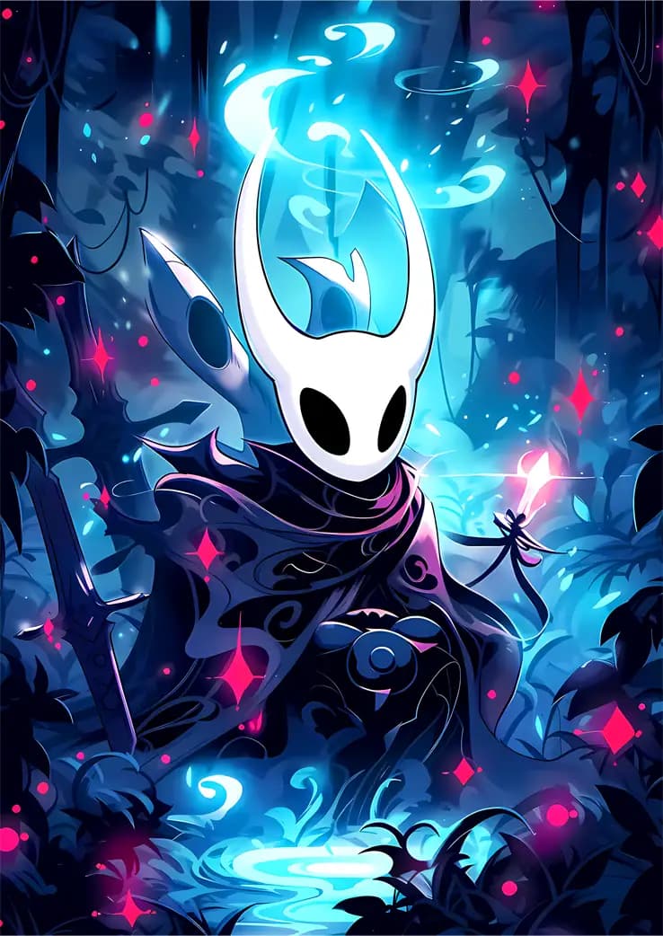 متال پوستر بازی Hollow Knight کد N602