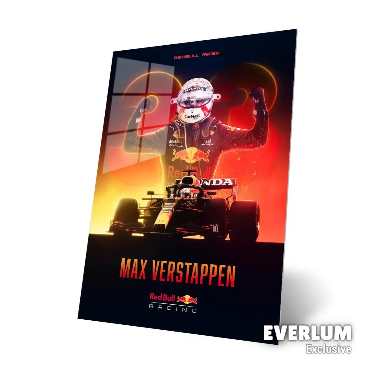 متال پوستر فرمول 1 طرح Max Verstappen کد N202 — تصویر ۳