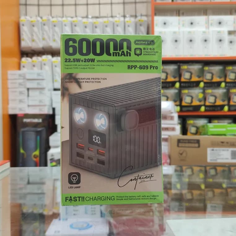 پاوربانک فست شارژ 60000 ریمکس RPP-609 Pro — تصویر ۳