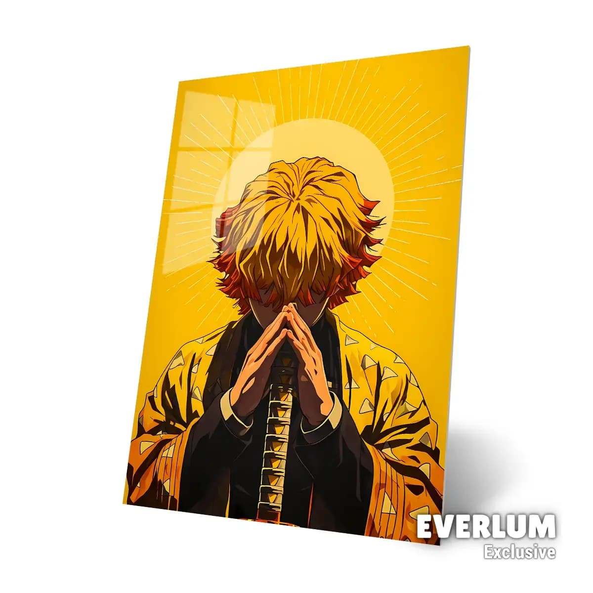 متال پوستر انیمه Demon Slayer طرح شخصیت Zenitsu کد N214 — تصویر ۳