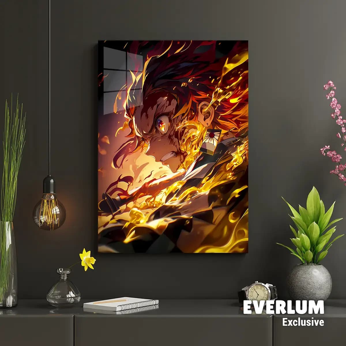 متال پوستر انیمه Demon Slayer طرح شخصیت Tanjiro کد N216 — تصویر ۲