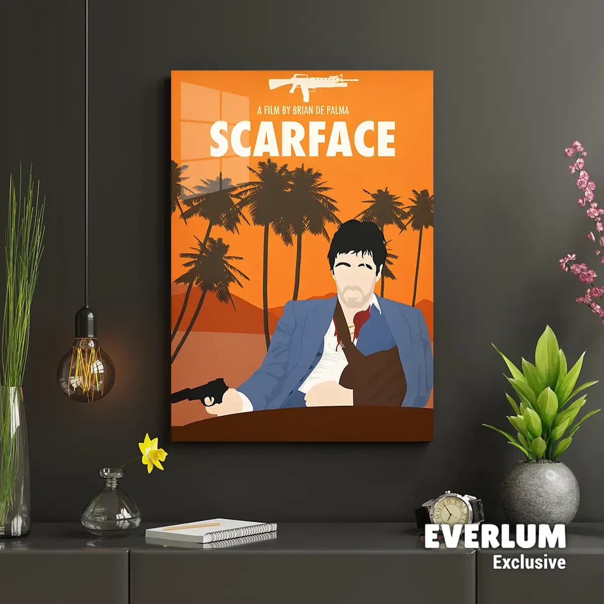 متال پوستر فیلم Scarface کد N201 — تصویر ۲