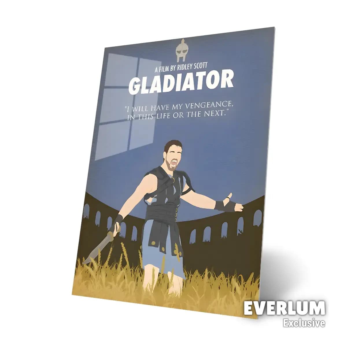 متال پوستر شخصیت Gladiator کد N201 — تصویر ۳