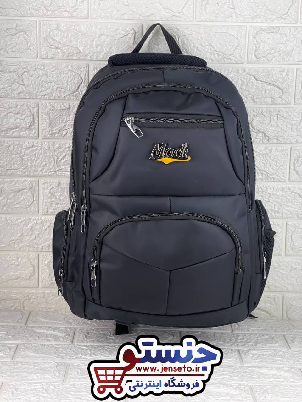 کوله پشتی اسپرت mack جاهندزفری دار دیبا خارجی (کیف مدرسه مک) کد 1821 — تصویر ۲