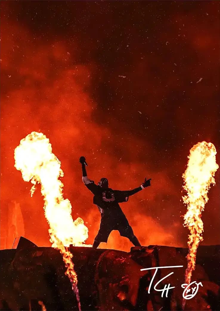 متال پوستر Travis Scott کد N617