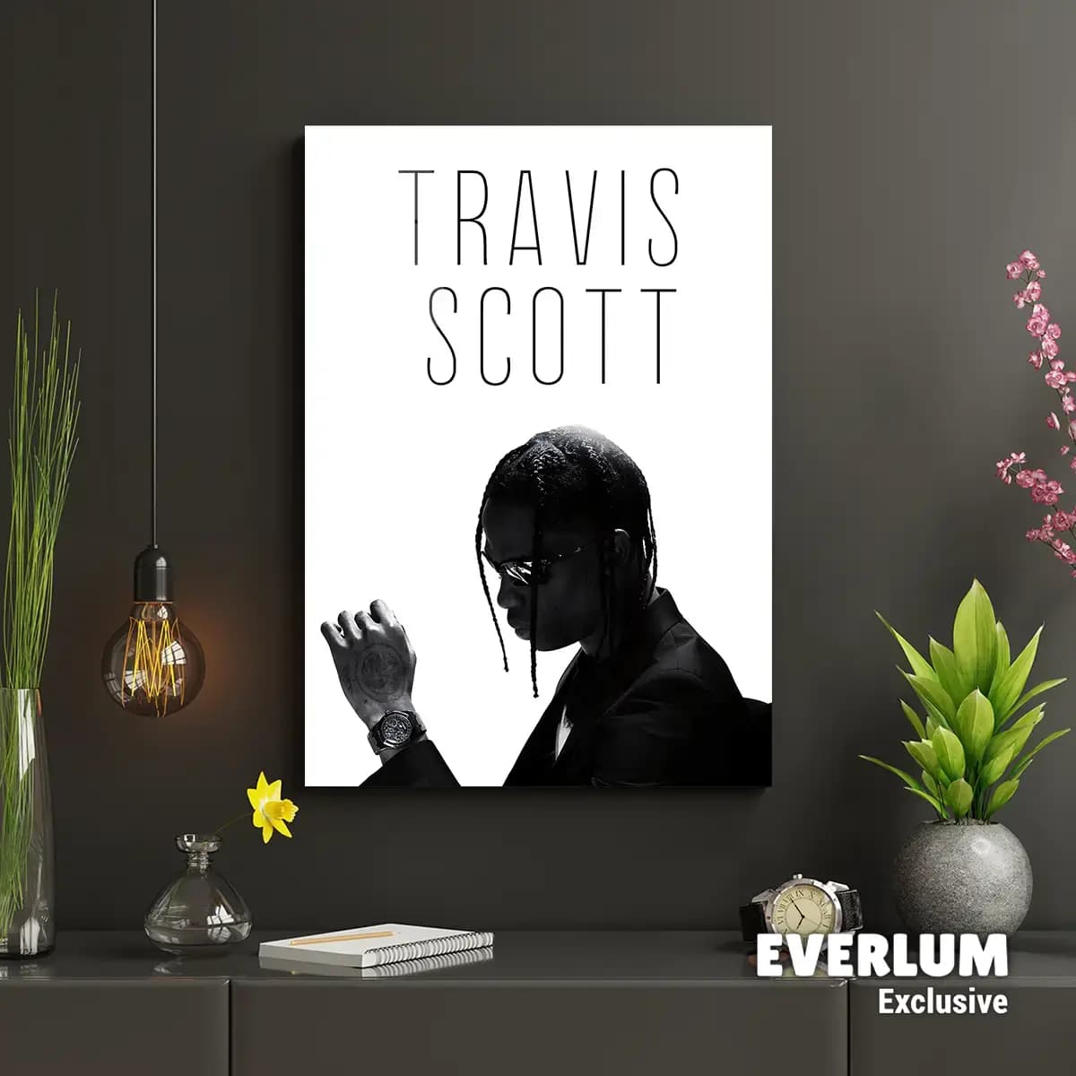 متال پوستر Travis Scott کد N616 — تصویر ۲