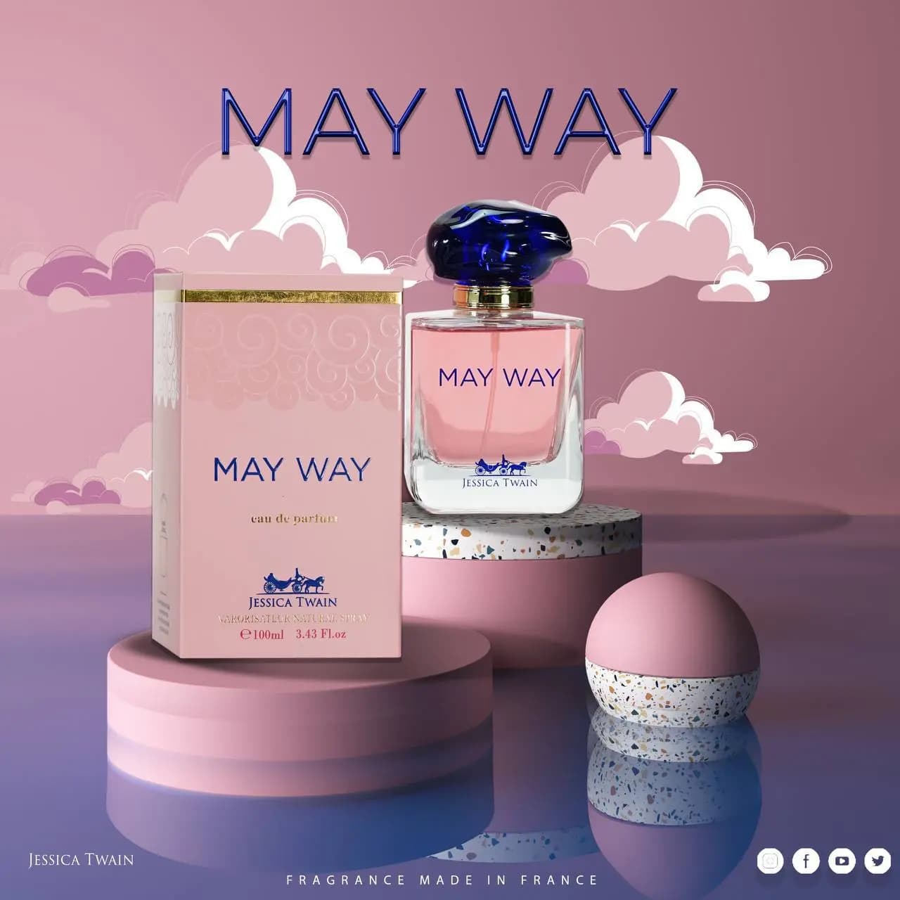 ادکلن مای وی جسیکا توین 100 میل (My Way Jessica Twain) | عطر زنانه گلی و شیرین