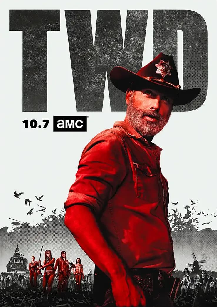 متال پوستر سریال The Walking Dead کد N206