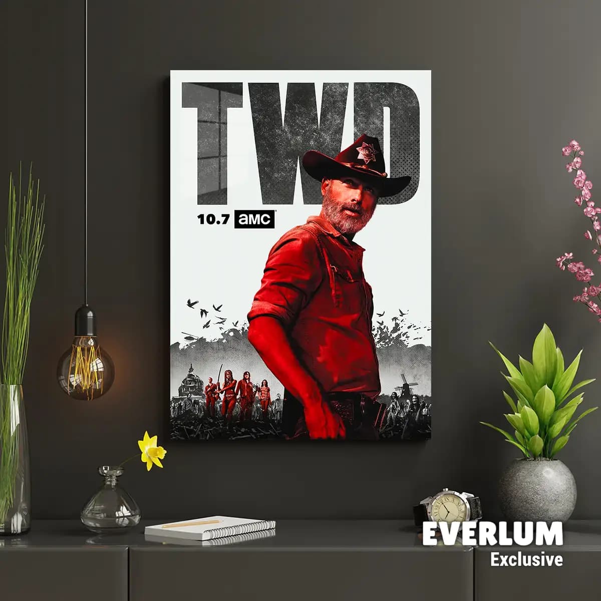 متال پوستر سریال The Walking Dead کد N206 — تصویر ۲