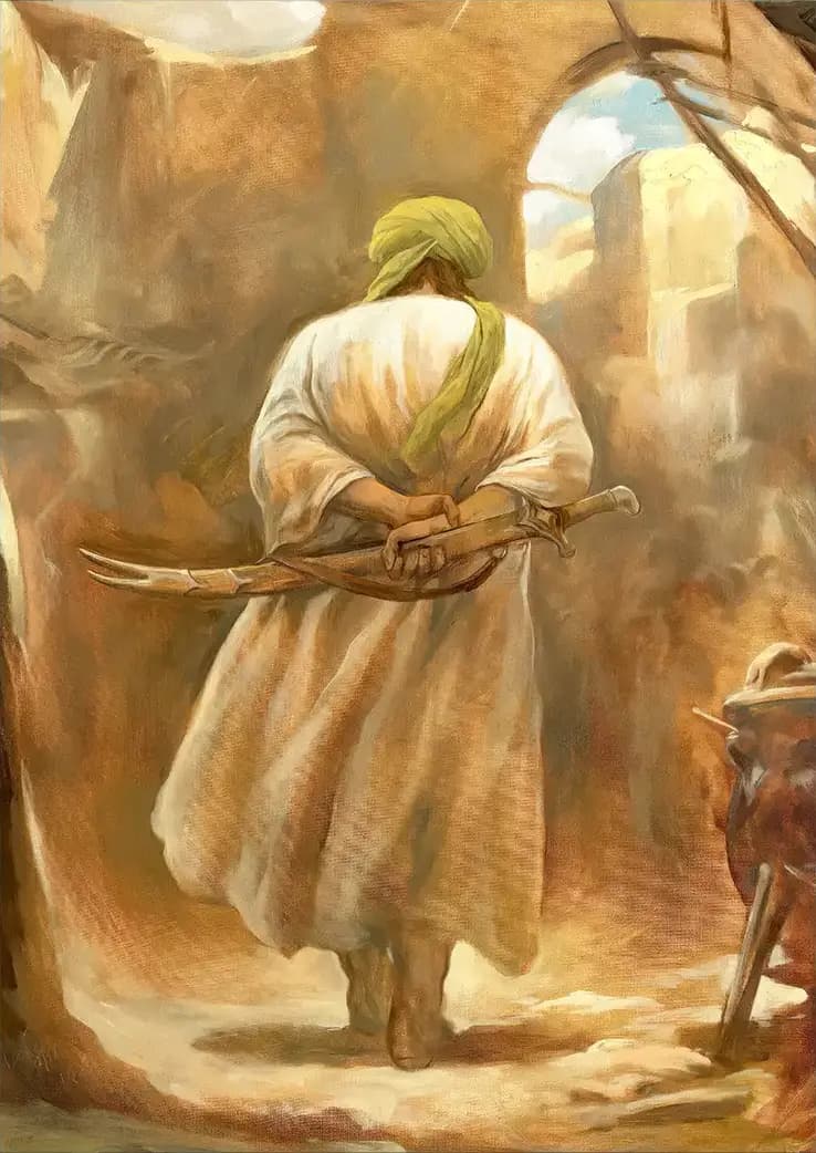 متال پوستر امام علی (ع) کد N204