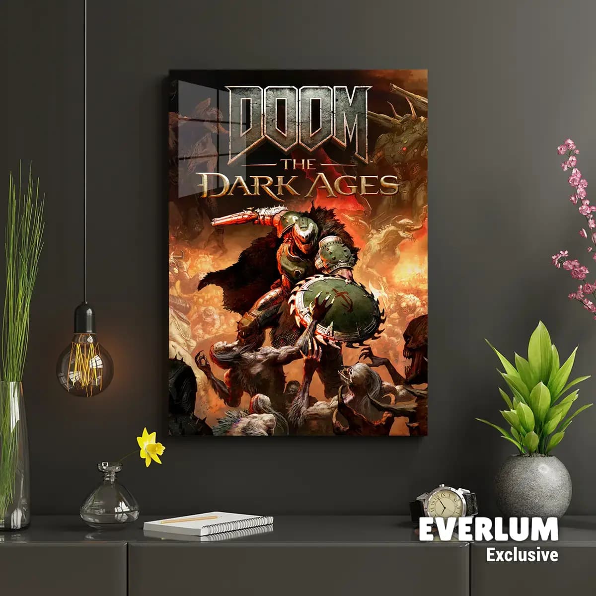 متال پوستر بازی Doom: The Dark Ages کد N201 — تصویر ۲