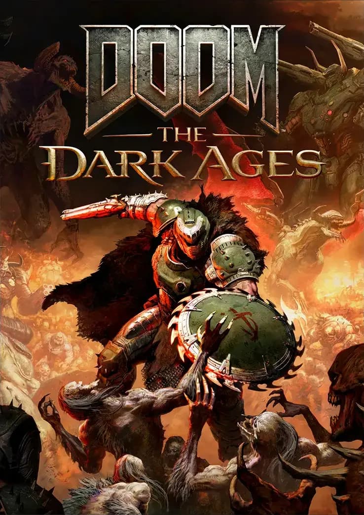 متال پوستر بازی Doom: The Dark Ages کد N201
