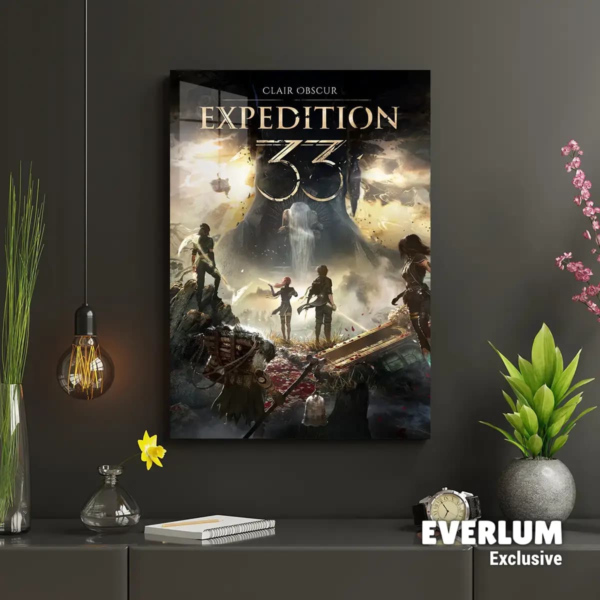 متال پوستر بازی Clair Obscur: Expedition 33 کد N201 — تصویر ۲