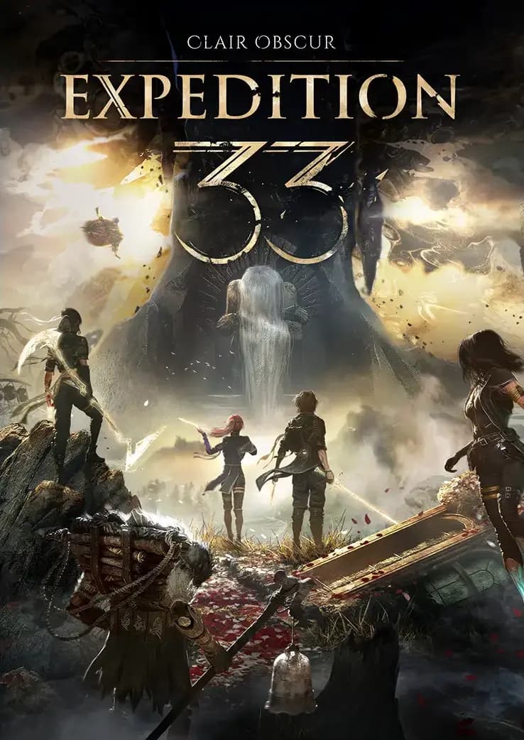 متال پوستر بازی Clair Obscur: Expedition 33 کد N201