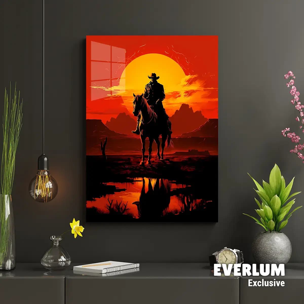 متال پوستر بازی Red Dead Redemption کد N607 — تصویر ۲