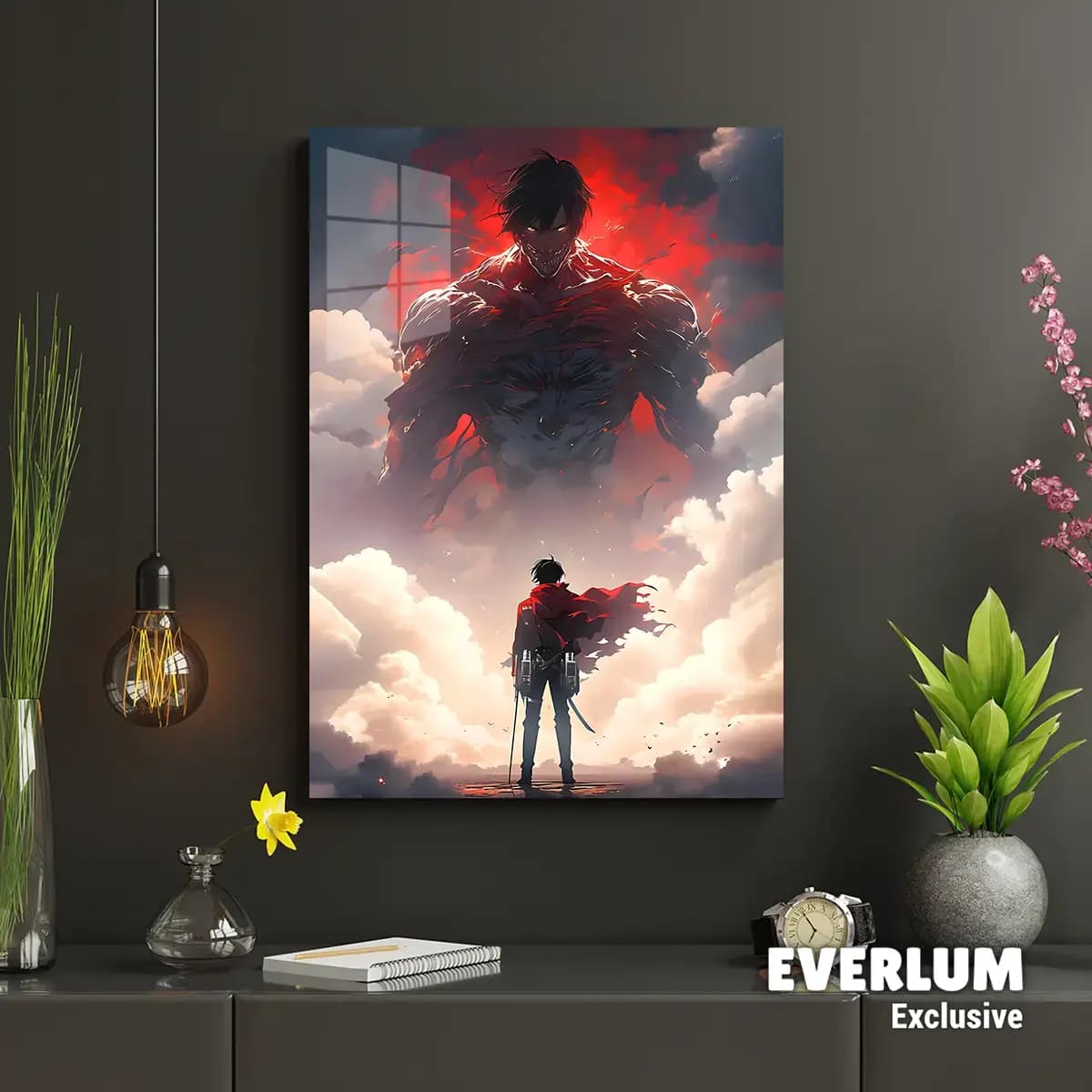 متال پوستر انیمه Attack on Titan کد N603 — تصویر ۲