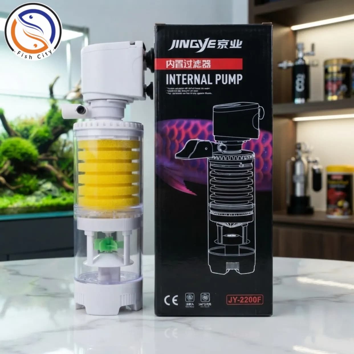 فیلتر گپ اکواریوم برند جینگی مدل jy-2200f
