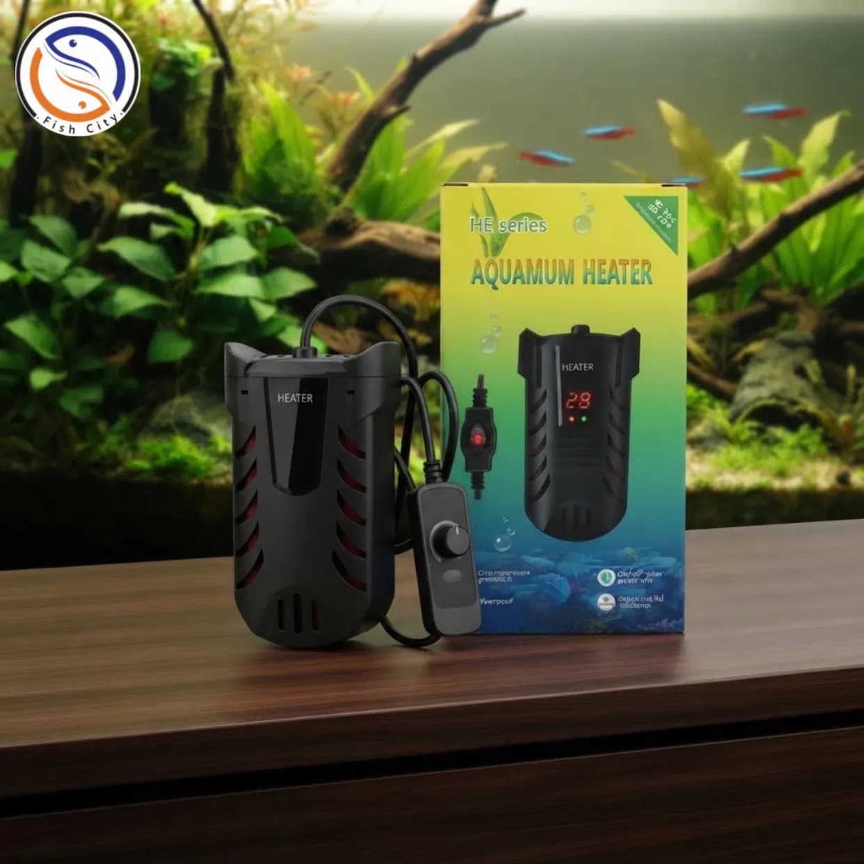 بخاری هوشمند اکواریوم برند HE SERIES مدلHE-200 وات200
