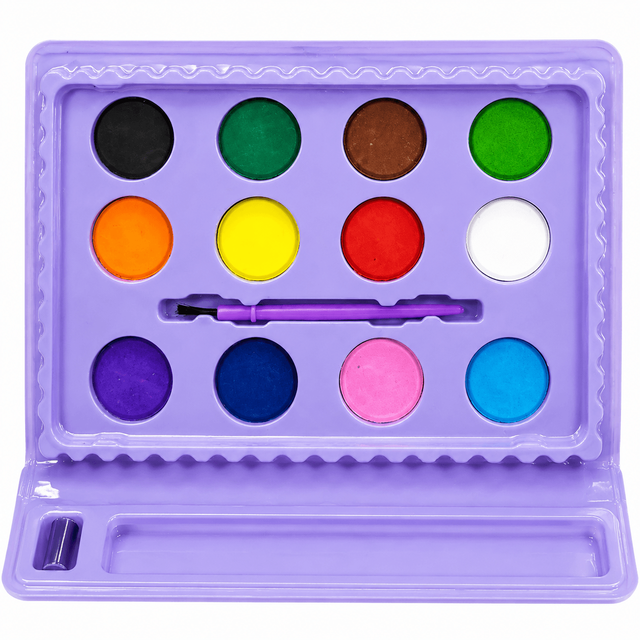 پک stationeryset طرح کرومی 24 تایی بنفش — تصویر ۳
