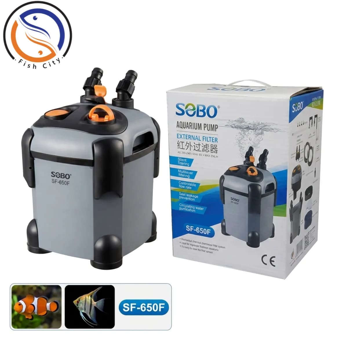 فیلتر سطلی آکواریوم سوبو مدل SF-650F — تصویر ۳