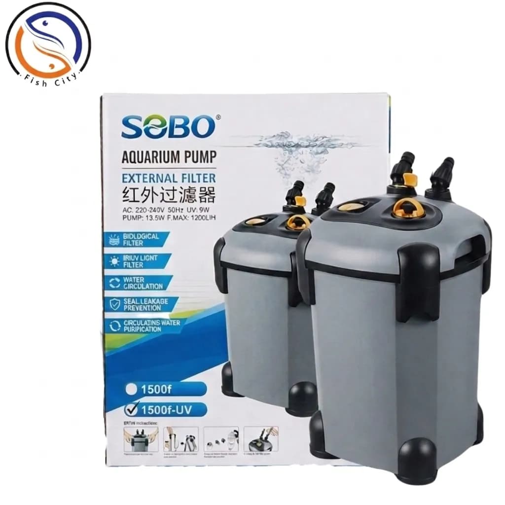 فیلتر سطلی آکواریوم سوبو مدل یو وی دار SF-1500F-UV