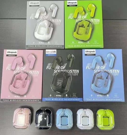 ایرپاد بی سیم Ultrapods Pro Max با کیفیت صدای بی‌نظیر و شارژ Type-C — تصویر ۵
