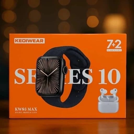 ساعت هوشمند اپل مدل KW55 MAX همراه ایرپاد — تصویر ۱۲